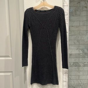 Sweater dress mid length